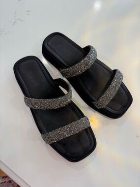 Black Schutz sandals